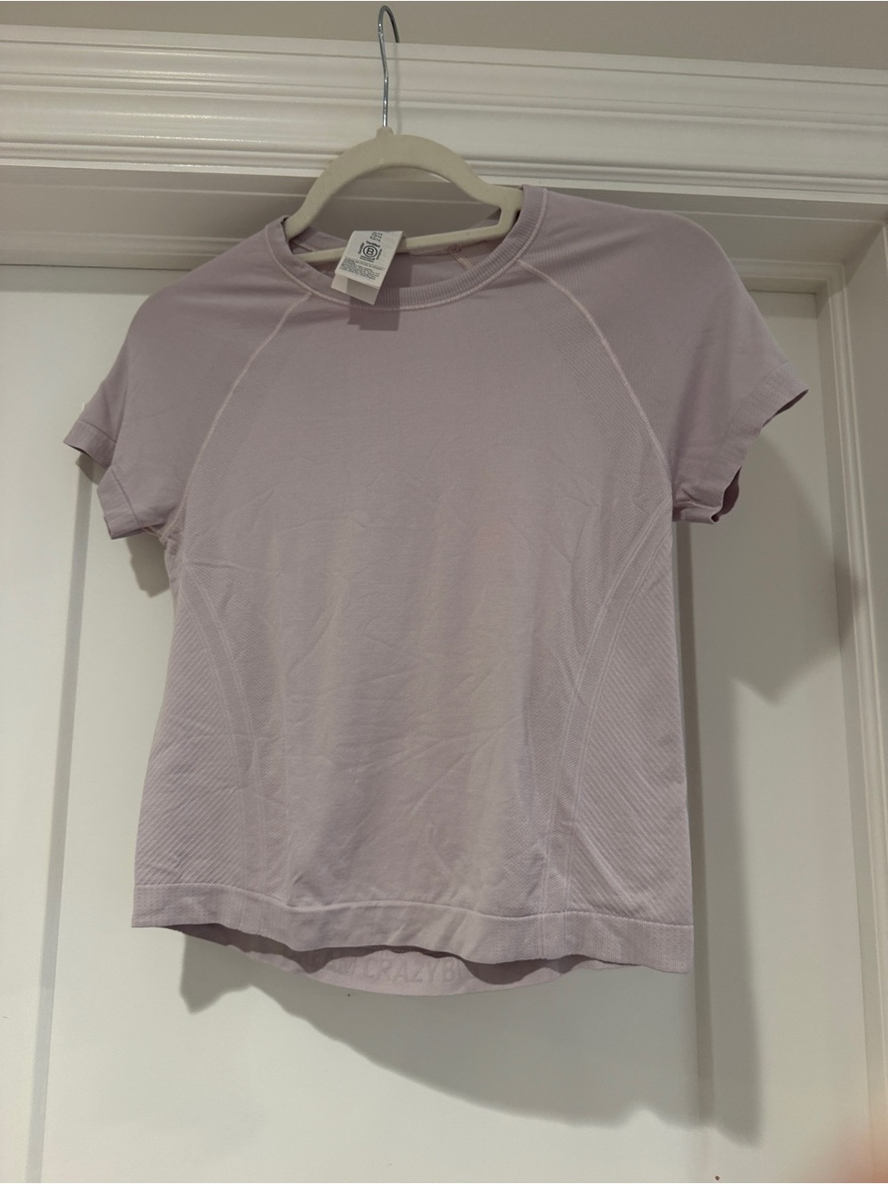 Athleta Lavender Short-Sleeve Performance Tee